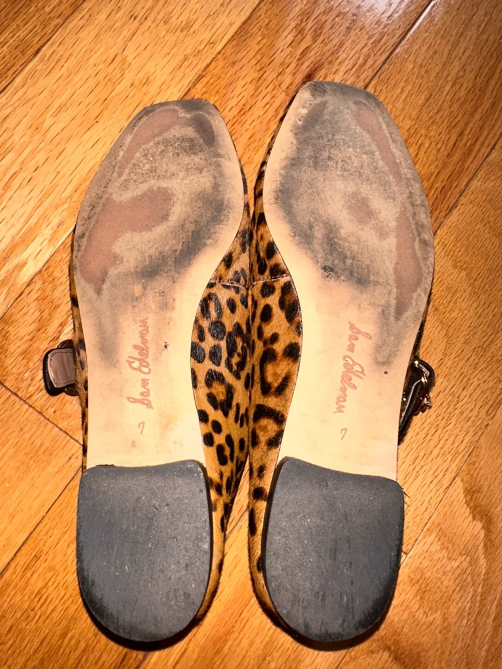 Sam Edelman Leopard Mary Jane Flat - Picture 6 of 6